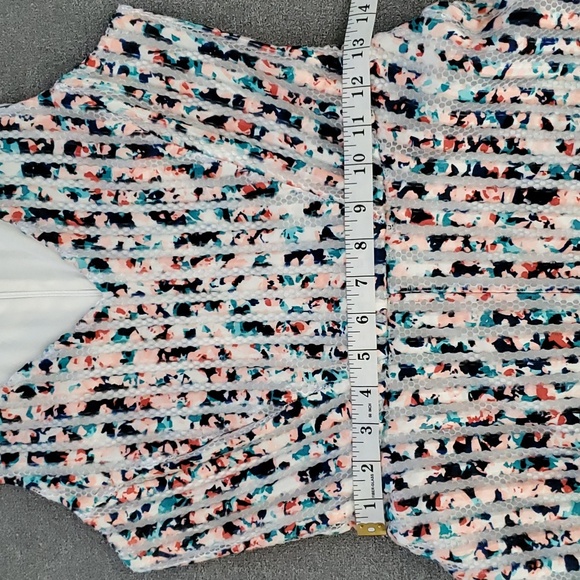 🆕️ APT. 9 Textured Mesh V-Neck Fit & Flare Sleeveless Dress SIZE: 4 - Picture 11 of 15